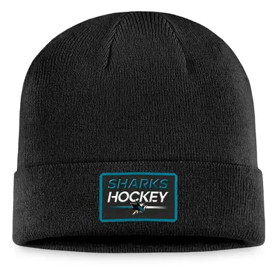 San Jose Sharks zimní čepice Authentic Pro Prime Cuffed Beanie black