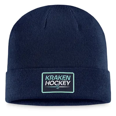 Seattle Kraken zimní čepice Authentic Pro Prime Cuffed Beanie navy