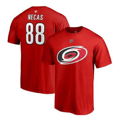 Carolina Hurricanes pánské tričko Martin Nečas #88 Stack Logo Name & Number