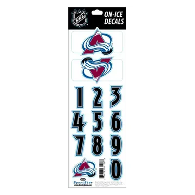 Colorado Avalanche samolepky na helmu Decals