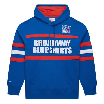 New York Rangers pánská mikina s kapucí Head Coach Hoodie Current Logo