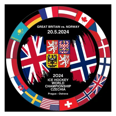 Hokejové reprezentace puk Ice Hockey World Championship Czechia MS 2024 Dueling 20.5.2024 Great 