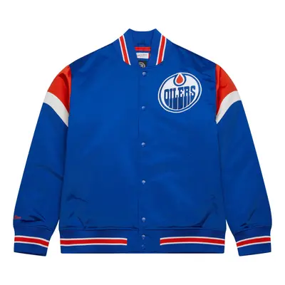 Edmonton Oilers pánská bunda NHL Heavyweight Satin Jacket