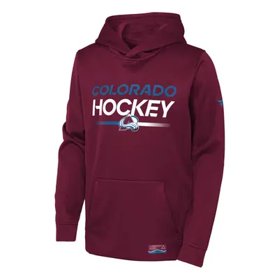 Colorado Avalanche dětská mikina s kapucí Authentic Pro Hoodie Po Hood