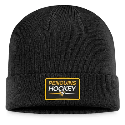 Pittsburgh Penguins zimní čepice Authentic Pro Prime Cuffed Beanie black