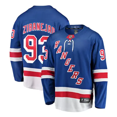 New York Rangers hokejový dres #93 Mika Zibanejad Breakaway Home