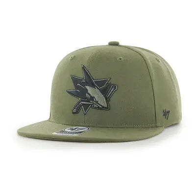 San Jose Sharks čepice flat kšiltovka Ballpark Camo 47 CAPTAIN NHL green