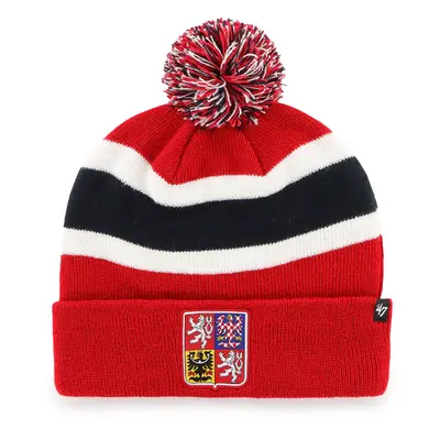 Hokejové reprezentace zimní čepice Czech Republic Breakaway 47 Cuff Knit Red