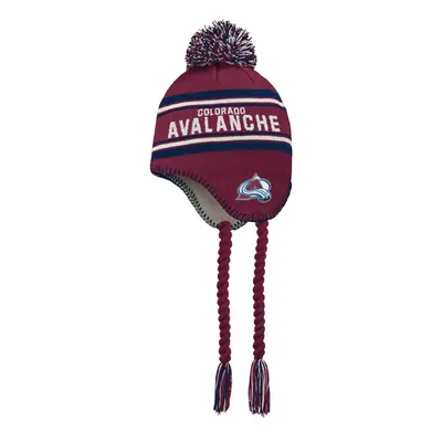 Colorado Avalanche dětská zimní čepice wordmark cuffed pom