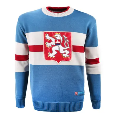 Hokejové reprezentace pánský svetr Czech republic retro MS 1947 big logo