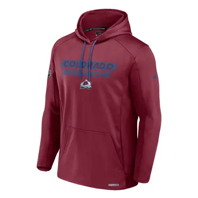 Colorado Avalanche pánská mikina s kapucí AP Rink Poly Fleece Pullover Hood