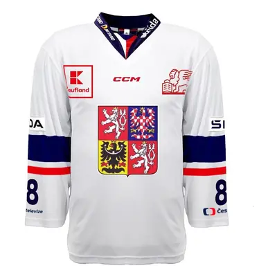 Hokejové reprezentace hokejový dres 2023/2024 CCM PRO Authentic David Pastrňák #88 white