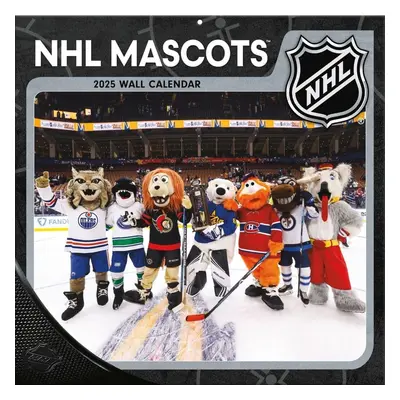 NHL produkty kalendář Mascots 2025 Wall Calendar