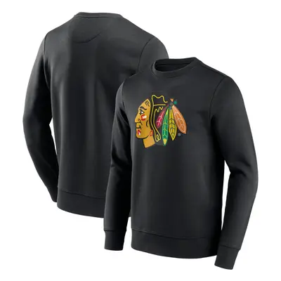 Chicago Blackhawks pánská mikina Primary Logo Graphic Crew Sweatshirt - VALUE