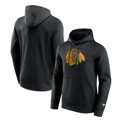 Chicago Blackhawks pánská mikina s kapucí Primary Logo Graphic Hoodie black