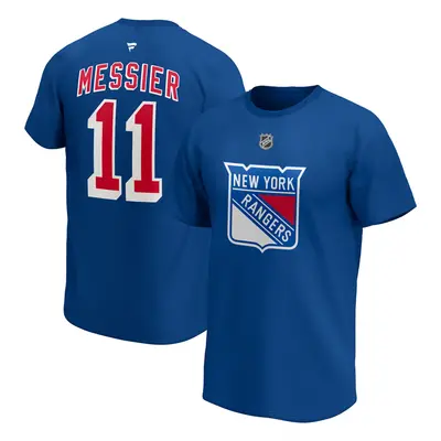 New York Rangers pánské tričko Mark Messier #11 Iconic Name & Number Graphic