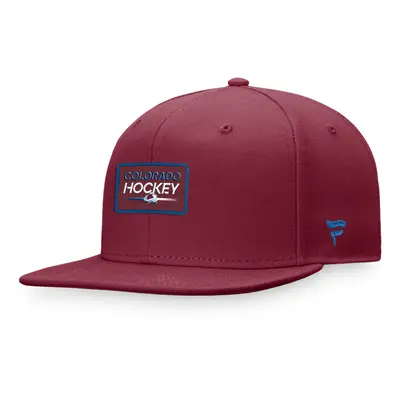 Colorado Avalanche čepice flat kšiltovka Authentic Pro Prime Flat Brim Snapback red