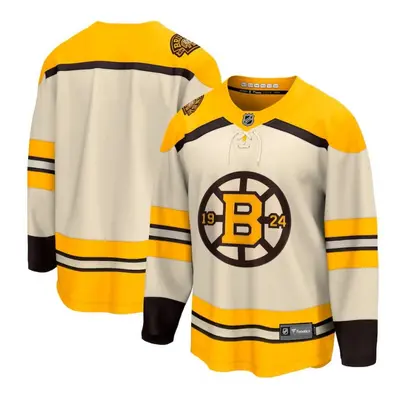 Boston Bruins dětský hokejový dres Cream 100th Anniversary Premier Breakaway Jersey