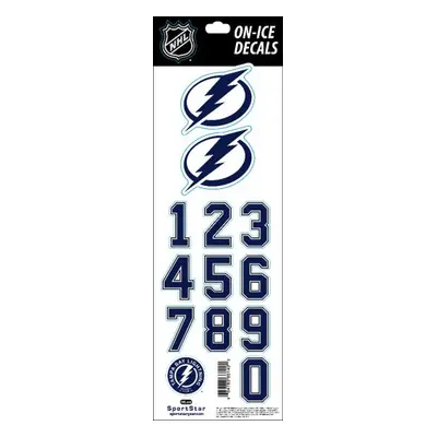 Tampa Bay Lightning samolepky na helmu decals royal