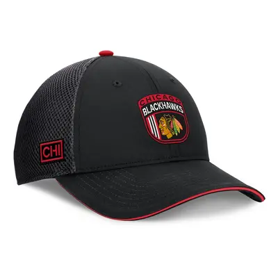 Chicago Blackhawks čepice baseballová kšiltovka 2024 Draft NHL On Stage Trucker Adjustable Hat