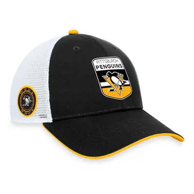 Pittsburgh Penguins čepice baseballová kšiltovka Draft 2023 Podium Trucker Adjustable Authentic 