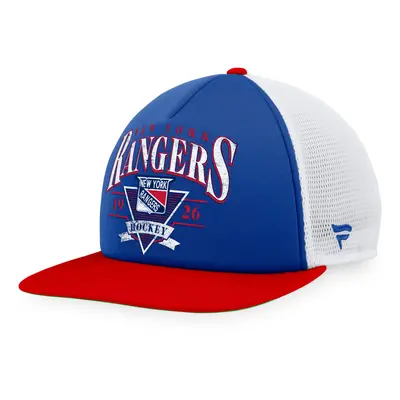 New York Rangers čepice flat kšiltovka True Classic Foam Front Trucker