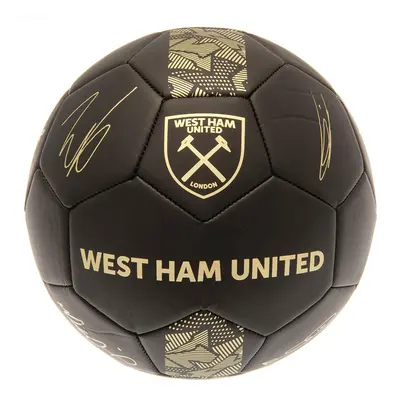 West Ham United fotbalový mini míč Signature Gold PH size 1