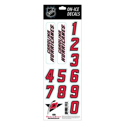 Carolina Hurricanes samolepky na helmu Decals white retro