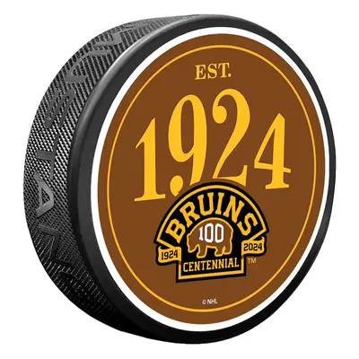 Boston Bruins puk 100th Anniversary Commemorative Hockey Year