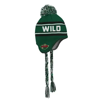 Minnesota Wild dětská zimní čepice Jacquard Tassel Knit With Pom