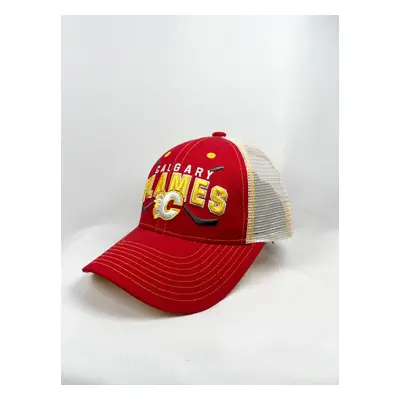 Calgary Flames dětská čepice baseballová kšiltovka Core Lockup Trucker Snapback