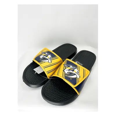 Nashville Predators pánské pantofle Legacy Velcro Sport Slide Slipper