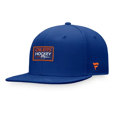 Edmonton Oilers čepice flat kšiltovka Authentic Pro Prime Flat Brim Snapback blue