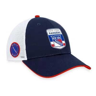 New York Rangers čepice baseballová kšiltovka Draft 2023 Podium Trucker Adjustable Authentic Pro