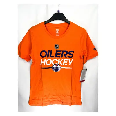 Edmonton Oilers dětské tričko Apro Wordmark Ss Ctn Tee