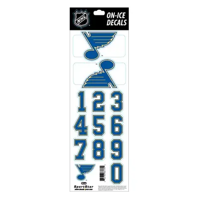 St. Louis Blues samolepky na helmu Decals