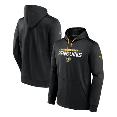 Pittsburgh Penguins pánská mikina s kapucí RINK Performance Black-Yellow Gold