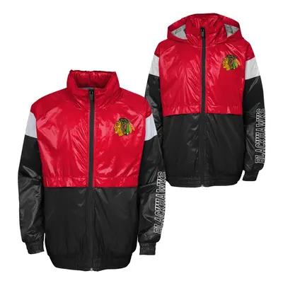 Chicago Blackhawks dětská bunda goal line stance full-zip windbreaker