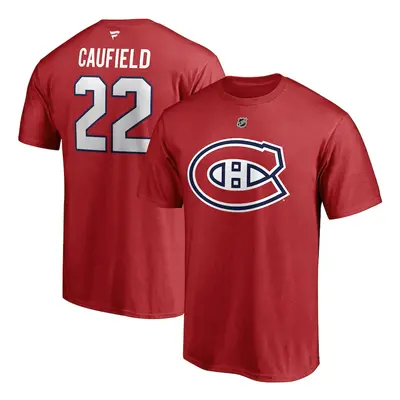 Montreal Canadiens pánské tričko Caufield #22 Authentic Stack Name & Number