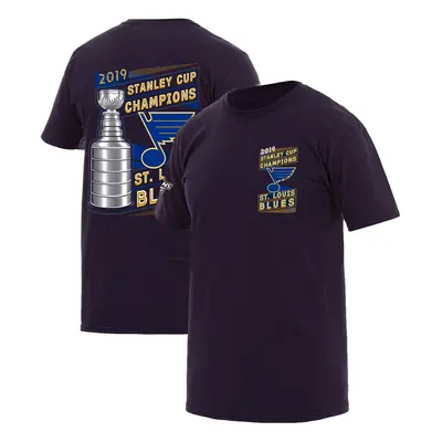 St. Louis Blues pánské tričko 2019 Stanley Cup Champions Navy