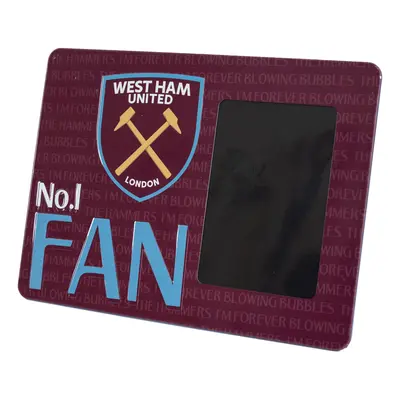 West Ham United rámeček na fotografii No1 Fan 12cm x 8.5cm