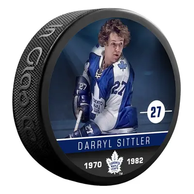 Toronto Maple Leafs puk souvenir collector hockey puck Darry Sittler #27