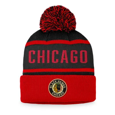 Chicago Blackhawks zimní čepice Heritage Beanie Cuff with Pom