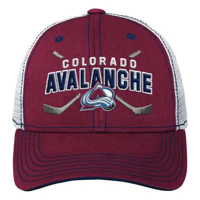 Colorado Avalanche dětská čepice baseballová kšiltovka Lockup Meshback Adjustable