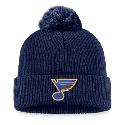 St. Louis Blues zimní čepice Core Beanie Cuff Pom Knit