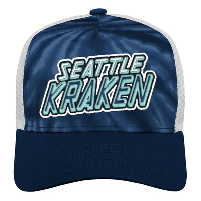 Seattle Kraken dětská čepice baseballová kšiltovka Santa Cruz Tie Dye Trucker