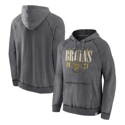 Boston Bruins pánská mikina s kapucí A/LS Hoodie grey