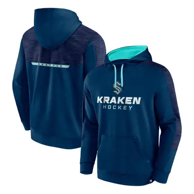 Seattle Kraken pánská mikina s kapucí Poly Fleece POH navy