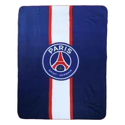 Paris Saint Germain fleecová deka Stripe