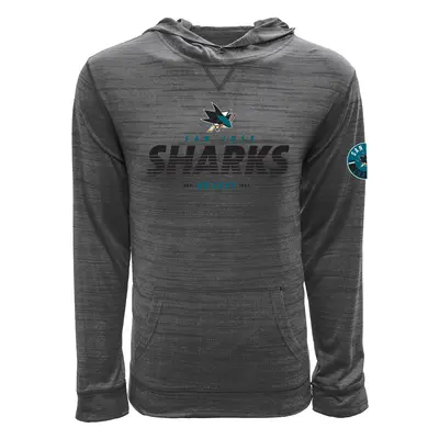 San Jose Sharks pánská mikina s kapucí grey Static Hood